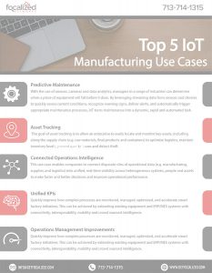 Top 5 IoT Manufacturing Use Cases- Focalized Networks