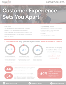 Customer Experience Sets You Apart