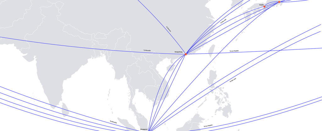 Arelion Asia Network Map
